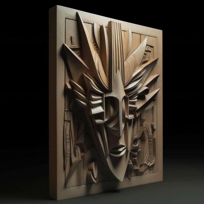 نموذج ثلاثي الأبعاد لآلة CNC 3D Art 